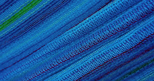 Textura, pozadí, vzorek, pohlednice, tkanina modrá tyrkysová St — Stock fotografie