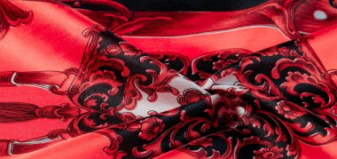 Gotik desenli ipek kumaş. Ben surround olmak için mutlu olurdu