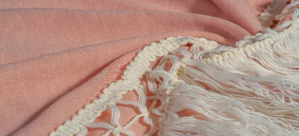 Текстура Фон, Женская шаль Мода Женщины Теплое обертывание, C — стоковое фото