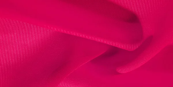 Textura fondo patrón tela de seda roja. Este organza de seda ha — Foto de Stock