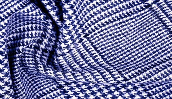 Textura de fondo, patrón. La tela es gruesa, cálida con una ch — Foto de Stock