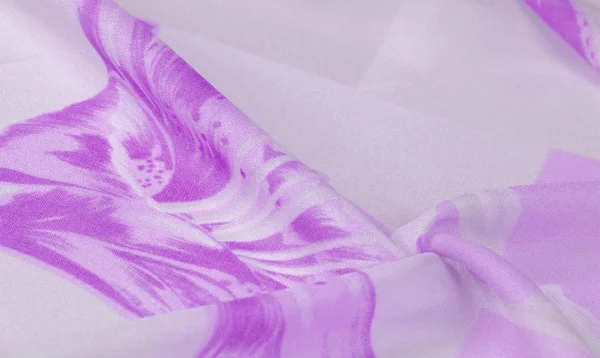 Текстура, фон, узор, шелк, фиолетовый на серебряной баке — стоковое фото
