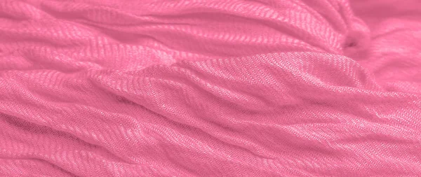 Textura, fundo, padrão, cartão postal, tecido de seda, cor rosa , — Fotografia de Stock