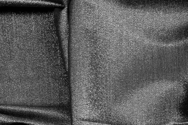 Υφή, φόντο, μοτίβο. Ύφασμα γκρίζο μαύρο επικαλυμμένα με ένα Met — Φωτογραφία Αρχείου