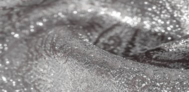 Doku arka planı, desen. beyaz brokar kumaş. Organze broca