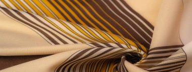 Doku, arka plan, desen, kahverengi renk ipek kumaş, geomet