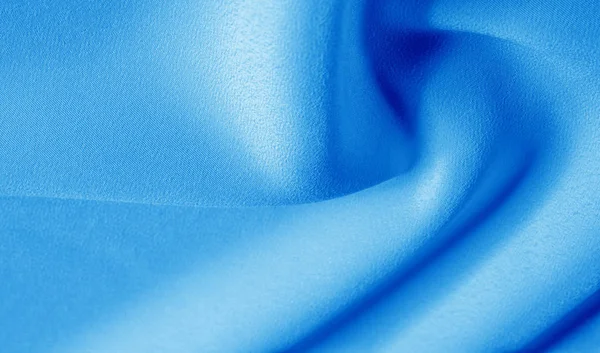 Afbeelding. Textuur, achtergrond. Blauwe saffier zijde stof. Deze Lu — Stockfoto