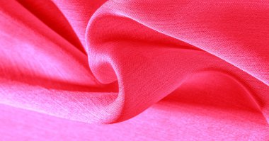 Arka plan desen doku duvar kağıdı, kırmızı pembe ipek kumaş. 