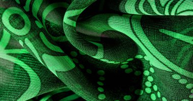 doku arka plan desen duvar kağıdı. Yeşil pembe siyah ipek fabr