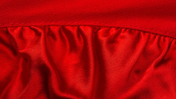 Patterned Fabric Red Texture Versatile Fabric Has Many Uses Can — Stock Photo, Image