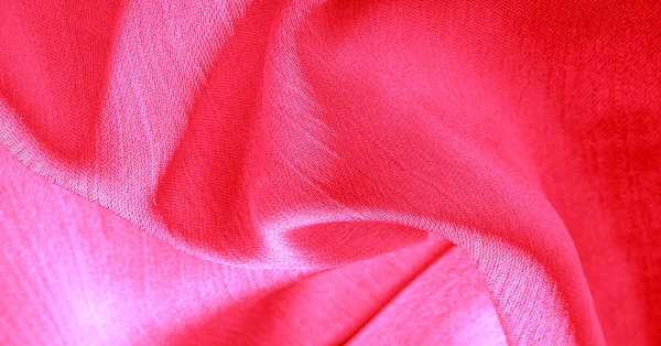 Fondo patrón textura fondo de pantalla, tela de seda rosa carmesí . — Foto de Stock