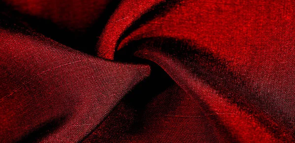 Textura, pozadí, vzorek, červená barva, tkanina. Bavlněná textilie i — Stock fotografie