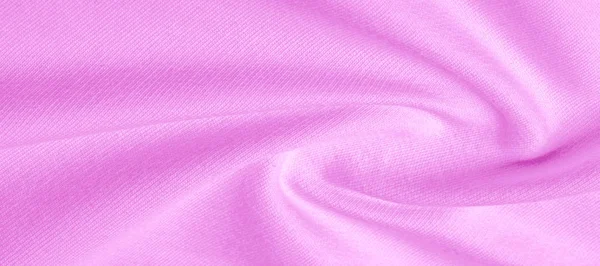 Padrão de fundo de textura O tecido é de malha rosa. Olhando f — Fotografia de Stock