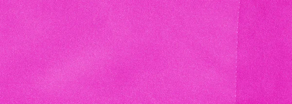 Textura, fundo, padrão, tecido rosa de seda. Crepe de cetim em t — Fotografia de Stock