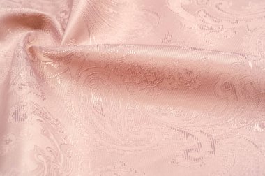 Doku, arka plan, desen. Bir desen o ile kumaş ipek bej