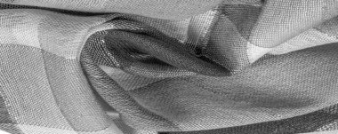 Doku, arka plan, ipek eşarp kadınsı siyah ve beyaz bir 