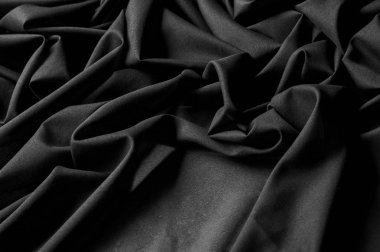 Dokulu arka plan Planları, Siyah kumaş. Li bu hafif kumaş