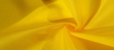 Doku arka plan deseni, sarı kumaş ipek. Krep sain o