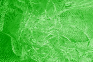 Doku, arka plan, desen. yeşil tül. Daha ağır w ile ince