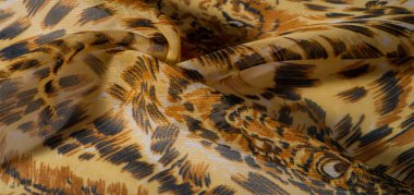 ipek baskı Savannah ile arka plan deseni Afrika kumaş 