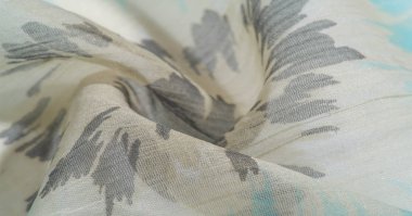 doku arka plan deseni. Renkli dantel ile ipek kumaş. Yello