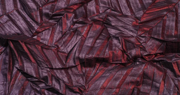 Texture background pattern wallpaper silk fabric black with red — Stock Photo, Image