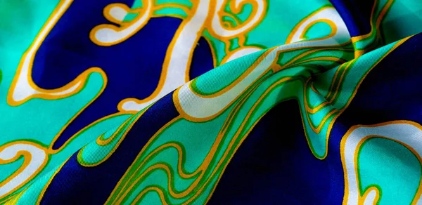 Silk abstrakt tyg. Detta lyxiga siden chiffong tyg är en sh — Stockfoto
