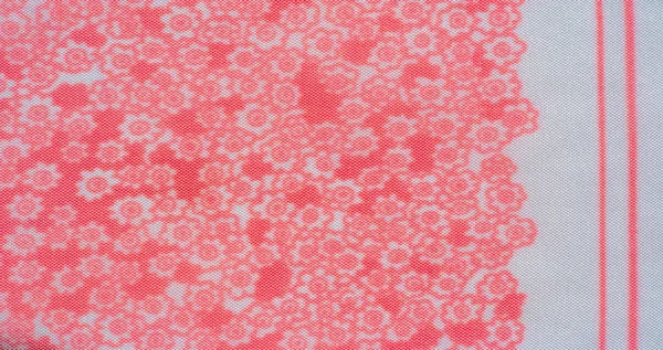 Textur, bakgrund, mönster, rosa sidentyg på en vit bakgr — Stockfoto