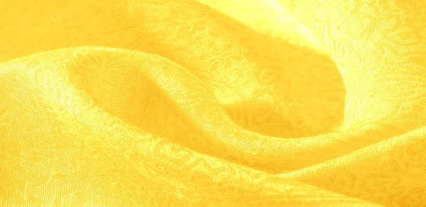 Textura fundo padrão tecido floral ornamento amarelo. Este c — Fotografia de Stock