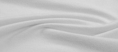 Doku arka plan deseni. Kumaş beyaz örülmüş. Bu st