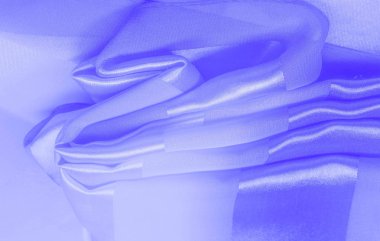 Doku, arka plan, metalik sh ile mavi ipek çizgili kumaş