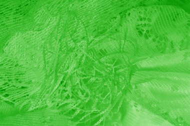 Doku, arka plan, desen. yeşil tül. Daha ağır w ile ince