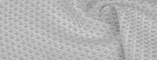 Textura de fondo, patrón. Tejido blanco con lentejuelas metálicas , —  Fotos de Stock