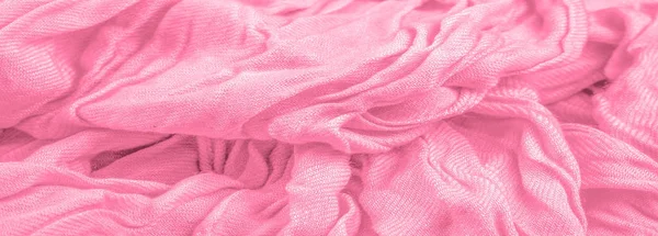 Textúra, háttér, minta, képeslap, selyem szövet, rózsaszín szín, — Stock Fotó