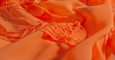 arka plan, desen, doku, Turuncu ipek kumaş parlak bir