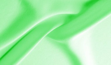 Resim. Doku, arka plan. yeşil zümrüt ipek kumaş. Bu ben