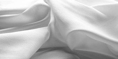 Resim. Doku, arka plan. Beyaz gri ipek kumaş. Bu lüks