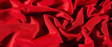 Doku, arka plan, ipek kumaş kırmızı kadın şal uygun için