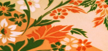 doku, arka plan, desen, çiçek baskı E ile narin ipek