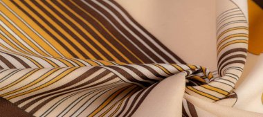 Doku, arka plan, desen, kahverengi renk ipek kumaş, geomet