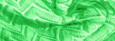 Doku, arka plan, desen, ipek kumaş, yeşil, katmanlı dantel t