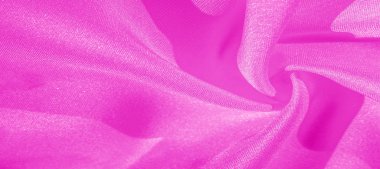 Doku, arka plan, desen, ipek pembe kumaş. Krep saden üzerinde t
