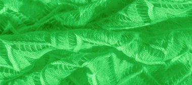 Doku, arka plan, desen, ipek kumaş, yeşil, katmanlı dantel t