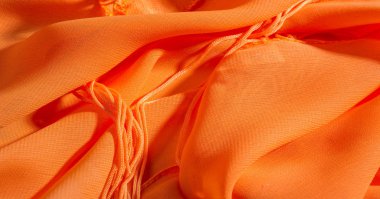 arka plan, desen, doku, Turuncu ipek kumaş parlak bir