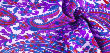 Arka plan dokusu, desen, paisley kumaş pamuk. Tarafından tasarlanmıştır