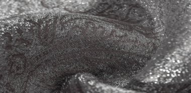 Doku arka planı, desen. beyaz brokar kumaş. Organze broca