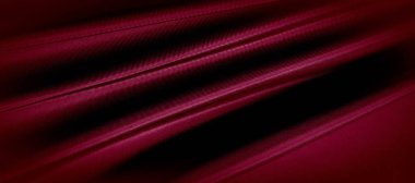 doku, kırmızı ipek kumaş panoramik fotoğraf. İpek Dük ruh saton -