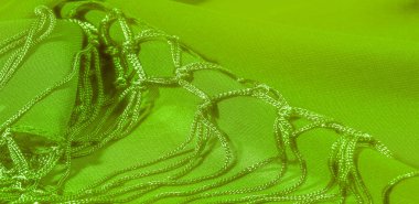 İpek kumaş Arka plan dokusu. Bu doğal bir yeşil salata.