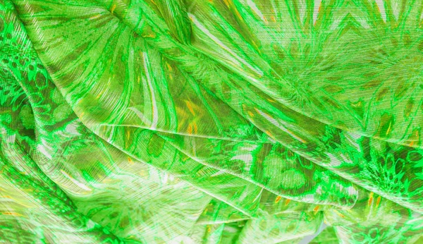 Textura de fondo, patrón. Seda de un tono esmeralda verdoso . —  Fotos de Stock