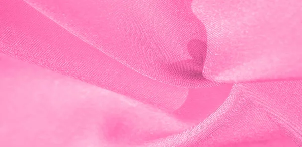 Textur, Hintergrund, Muster, rosa Seidenstoff. diese Seide ist inc — Stockfoto